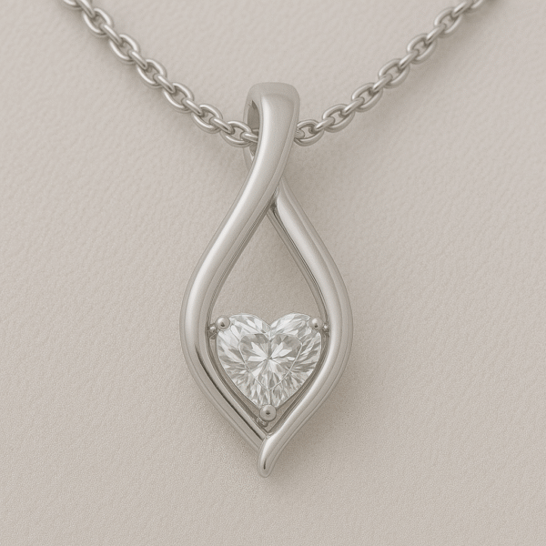 Heartbeat Flame Pendant